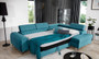 Leicester corner sofa bed with storage G75