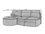 Laysho Sofa Bed with Storage RY01