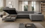 Leicester U Shaped Sofa bed with Storage M85
