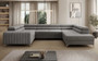 Leicester U Shaped Sofa bed with Storage M85