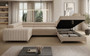 Leicester U Shaped Sofa bed with Storage JL18