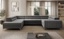 Leicester U Shaped Sofa bed with Storage VM04
