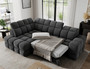 Bordon Corner Sofa Bed with Storage RY05