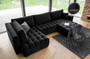 U Shaped CloudComfort Sofa Bed with Storage M99