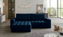 CloudComfort Corner Sofa Bed with Storage M77