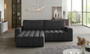 CloudComfort Corner Sofa Bed with Storage D96