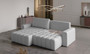 CloudComfort Corner Sofa Bed with Storage S17