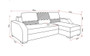 DreamRest Corner Sofa Bed With Storage B03/S66