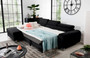 Melton Corner Sofa Bed with Storage VM10