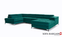 DreamScape U Shaped Sofa Bed with Storage O91/S17