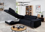 DreamScape Corner Sofa Bed with Storage K19