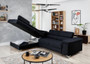 DreamScape Corner Sofa Bed with Storage M63