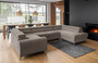 Leicester U Shaped Sofa bed with Storage PC07