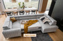 Leicester U Shaped Sofa bed with Storage K07