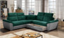 ComfortLuxe Corner Sofa Bed with Storage S14/S17