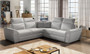 ComfortLuxe Corner Sofa Bed with Storage S21