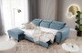 Croydon Corner Sofa Bed with Storage VM100