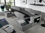 FlexiScape U Shaped Sofa Bed with Storage S29/D96