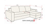 CushionDreams  Corner Sofa Bed with Storage B01/S11