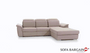 CushionComfort Corner Sofa Bed with Storage S21/S17