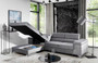 CozyCloud Corner Sofa Bed with Storage M84