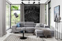 CozyCloud Corner Sofa Bed with Storage M84