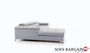 CozyCloud Corner Sofa Bed with Storage M84
