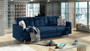 SereneLounge 3 + 1 Seater Sofa Set K09-M77