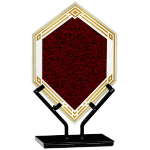 Acrylic Small Infinity Diamond Plaque with Iron Stand