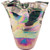 Oil Slick Freeform Glass Vase