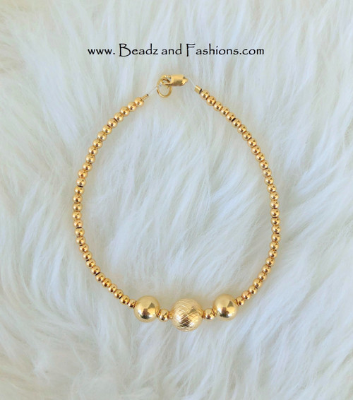 14k All gold precision bracelet #1