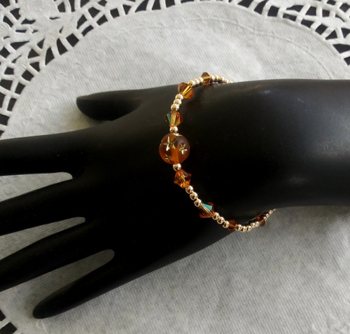 14k gold filled stardust bracelet #1