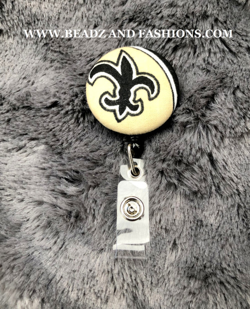 Saints FABRIC badge reel
