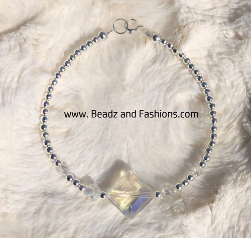 Sterling Silver Diamond bracelet.