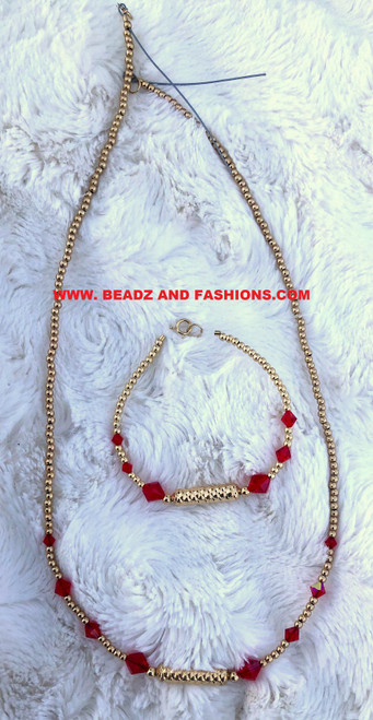 14k Gold 2pc ANY COLOR DESIGNER BAR  set #1b