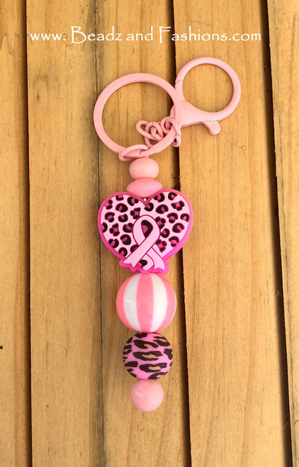 Breast Cancer silicone Keychain #10