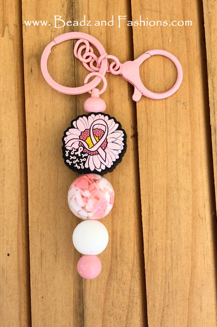 Breast Cancer silicone Keychain #4