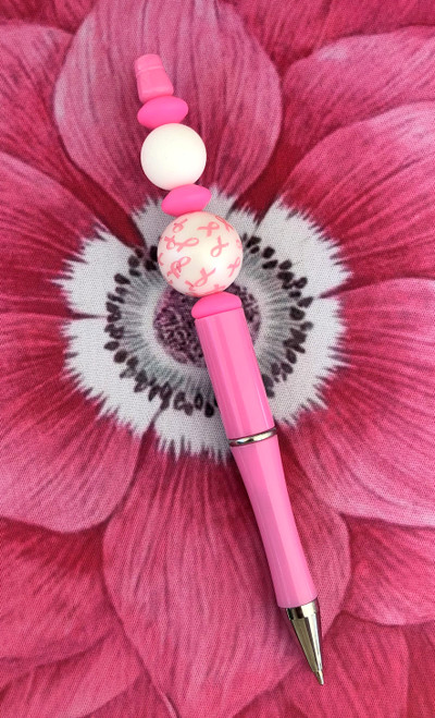 CBreast Cancer Beadable pen #14