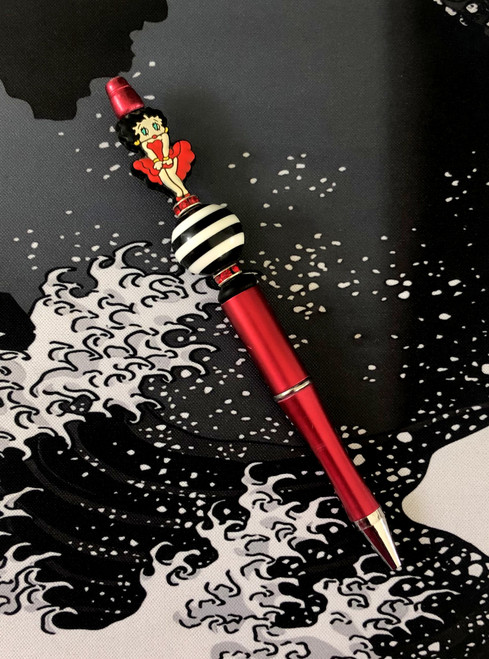 Betty Boop Custom Beadable pen #3