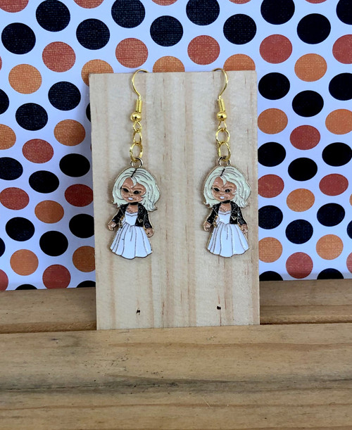 Halloween Chucky charm earring #2