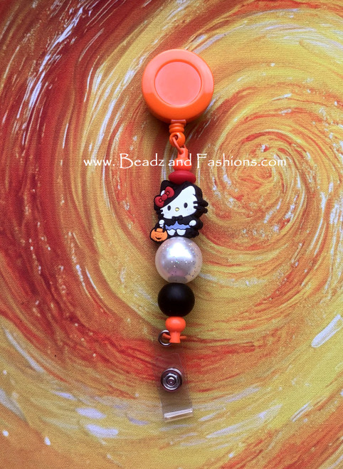 Halloween Beadable badge  #6