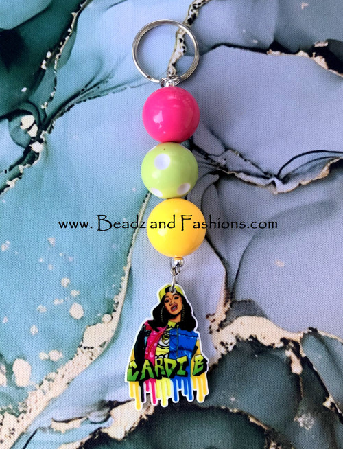 Cardi B Keychain #1