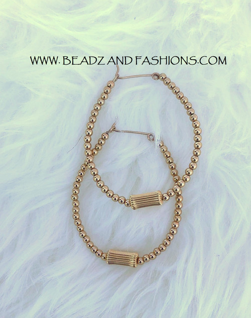 14k All gold XL tunnel earrings #2