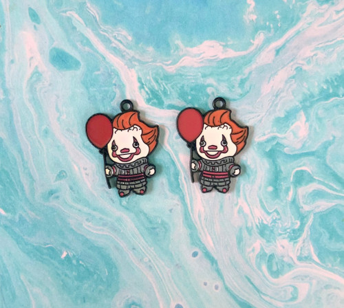2pc Halloween IT charm set