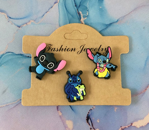 3pc Lilo Croc shoe charm #4