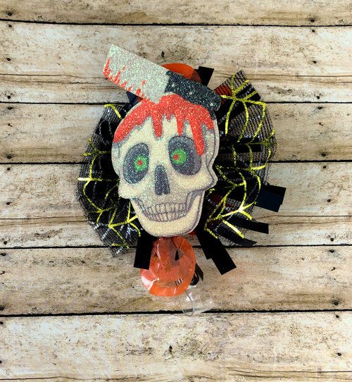 Halloween Skeleton planar badge reel #4