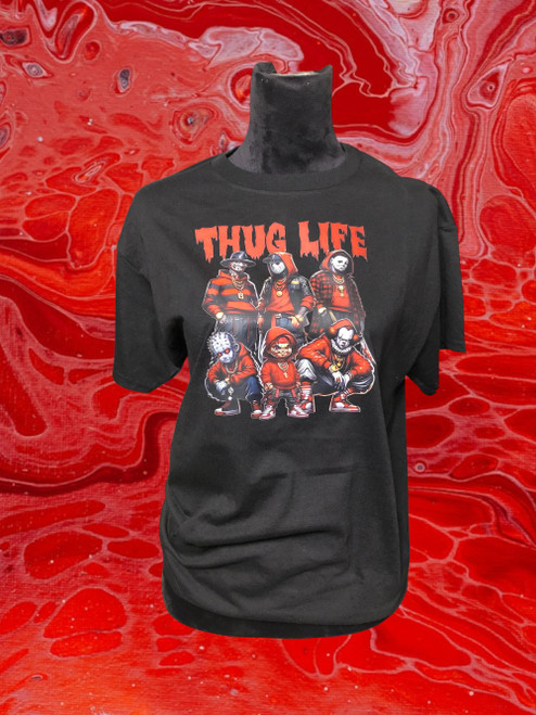 Halloween THUGLIFE short sleeve top