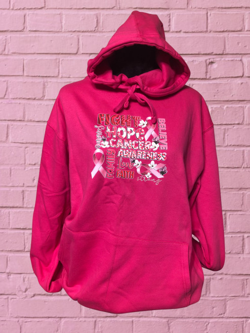 Breast Cancer pink hoodie #2