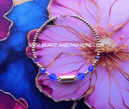 14k gold SEPTEMBER  shark tooth bracelet #1L