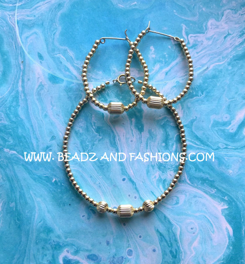 14k All Gold 2pc SMALL TUBE #2